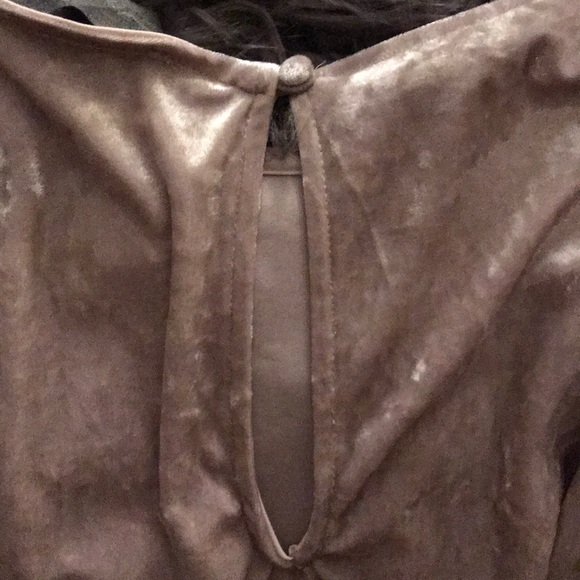 Sunday in Brooklyn Velvet bell sleeved dress - Picture 4 of 4